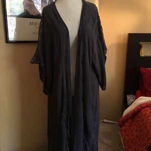 Grey Full Length Kimono